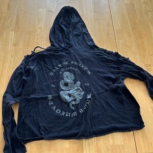 Official Taylor Swift Reputation Cropped Sweatshirt